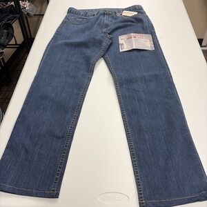 DEARBORN Denim Jeans 33 x 29 Tailored Fit Dark Wash Made In USA NWT Quality